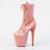Pleaser FLAMINGO-1045VEL Platform Ankle Boots Velvet Pink EU-36 / US-6
