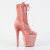 Pleaser FLAMINGO-1045VEL Platform Ankle Boots Velvet Pink EU-38 / US-8