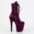 Pleaser FLAMINGO-1045VEL Platform Ankle Boots Velvet Purple EU-37 / US-7