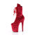 Pleaser FLAMINGO-1045VEL Platform Ankle Boots Velvet Red EU-42 / US-12