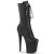 Pleaser FLAMINGO-1054 Platform Ankle Boots Faux Leather Black EU-37 / US-7
