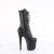 Pleaser FLAMINGO-1054 Platform Ankle Boots Faux Leather Black EU-37 / US-7