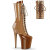 Pleaser FLAMINGO-1054DC Platform Ankle Boots Patent Brown EU-35 / US-5