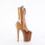 Pleaser FLAMINGO-1054DC Platform Ankle Boots Patent Brown EU-35 / US-5