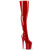 Pleaser FLAMINGO-3000 Platform Overknee Boots Patent Red EU-36 / US-6