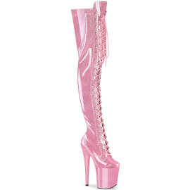 Pleaser FLAMINGO-3020GP Platform Overknee Boots Patent...