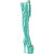Pleaser FLAMINGO-3021GP Platform Overknee Boots Patent Glitter Turquoise EU-35 / US-5