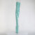 Pleaser FLAMINGO-3021GP Platform Overknee Boots Patent Glitter Turquoise EU-35 / US-5