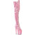 Pleaser FLAMINGO-3021GP Platform Overknee Boots Patent Pink EU-35 / US-5