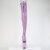 Pleaser FLAMINGO-3021GP Platform Overknee Boots Patent Glitter Purple EU-37 / US-7