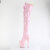 Pleaser FLAMINGO-3028 Platform Overknee Boots Patent Pink EU-41 / US-11