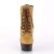 Pleaser DELIGHT-600TL-02 Tan Nubuck Faux Leather/Dark Brown Matte EU-35 / US-5
