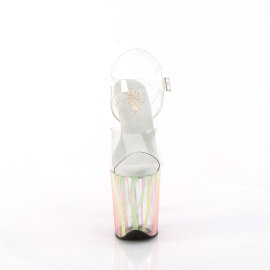 Pleaser FLAMINGO-808RG-03 Platform Sandalettes Clear...