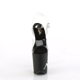 Pleaser FLAMINGO-808TGRS Platform Sandalettes Clear...