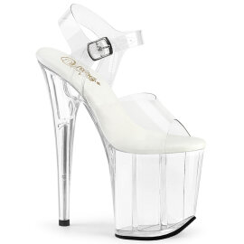 Pleaser FLAMINGO-808VL Platform Sandalettes Clear EU-40 /...