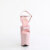 Pleaser FLAMINGO-809GP Platform Sandalettes Patent Hologram Smoke Pink EU-35 / US-5