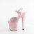 Pleaser FLAMINGO-809GP Platform Sandalettes Patent Hologram Smoke Pink EU-35 / US-5