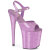 Pleaser FLAMINGO-809GP Platform Sandalettes Patent Glitter Light Purple EU-35 / US-5