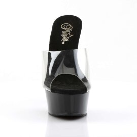Pleaser DELIGHT-601 Clear/Black EU-35 / US-5