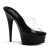 Pleaser DELIGHT-601 Clear/Black EU-35 / US-5