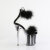 Pleaser FLAMINGO-824F Platform Sandalettes Clear Black EU-42 / US-12