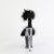 Pleaser FLAMINGO-824F Platform Sandalettes Clear Black EU-40 / US-10