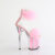 Pleaser FLAMINGO-824F Platform Sandalettes Clear Pink EU-37 / US-7