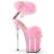 Pleaser FLAMINGO-824F Platform Sandalettes Clear Pink EU-35 / US-5