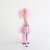 Pleaser FLAMINGO-824F Platform Sandalettes Clear Pink EU-35 / US-5