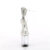 Pleaser FLAMINGO-824RS Platform Sandalettes Clear Rhinestones Transparent EU-42 / US-12
