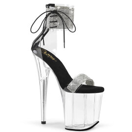 Pleaser FLAMINGO-827RS Platform Sandalettes Clear...