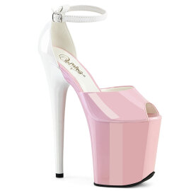Pleaser FLAMINGO-868 Platform Sandalettes Patent Baby...