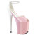 Pleaser FLAMINGO-868 Platform Sandalettes Patent Baby Pink EU-35 / US-5