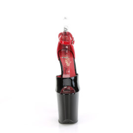 Pleaser FLAMINGO-868 Platform Sandalettes Red Black EU-35...