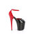 Pleaser FLAMINGO-868 Platform Sandalettes Red Black EU-36 / US-6
