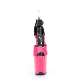 Pleaser FLAMINGO-868 Platform Sandalettes Patent Pink...