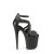 Pleaser FLAMINGO-877 Platform Sandalettes Clear Black EU-35 / US-5