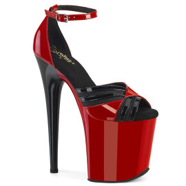 Pleaser FLAMINGO-884 Platform Sandalettes Red EU-35 / US-5