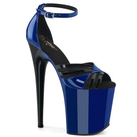 Pleaser FLAMINGO-884 Platform Sandalettes Blue EU-35 / US-5