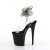Pleaser FLAMINGO-891-2RS Platform Sandalettes Clear Black EU-35 / US-5