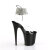 Pleaser FLAMINGO-891-2RS Platform Sandalettes Clear Black EU-35 / US-5