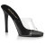 Fabulicious GALA-01 Mules Clear Black EU-38 / US-8