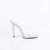 Fabulicious GALA-01DM Mules Clear Rhinestones Silver EU-36 / US-6