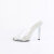 Fabulicious GALA-01DM Mules Clear Rhinestones Silver EU-41 / US-11