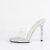 Fabulicious GALA-01DML Mules Clear Rhinestones Silver EU-40 / US-10