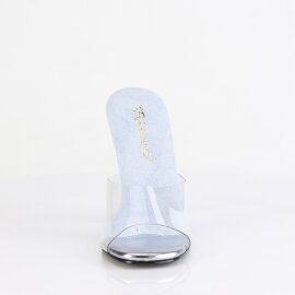 Fabulicious GALA-01DMM Mules Clear Rhinestones Blue EU-37...