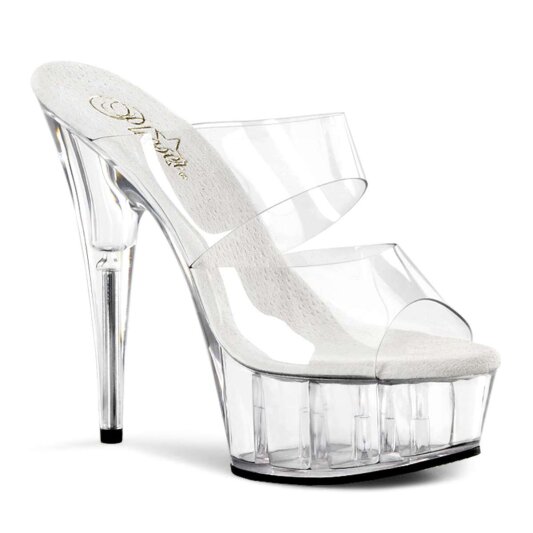 Pleaser DELIGHT-602 Clear/Clear EU-35 / US-5