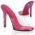 Fabulicious GALA-01DMM Mules Clear Rhinestones Pink EU-38 / US-8
