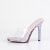 Fabulicious GALA-01DMM Mules Clear Rhinestones Purple EU-35 / US-5
