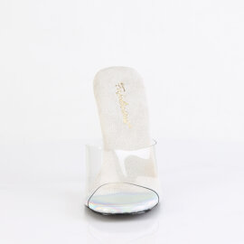 Fabulicious GALA-01DSP Mules Clear Rhinestones Transparent EU-38 / US-8